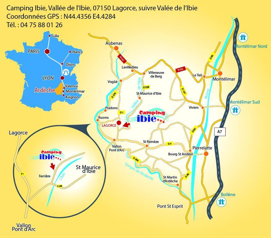 Camping Ibie Lagorce  Ngoại thất bức ảnh
